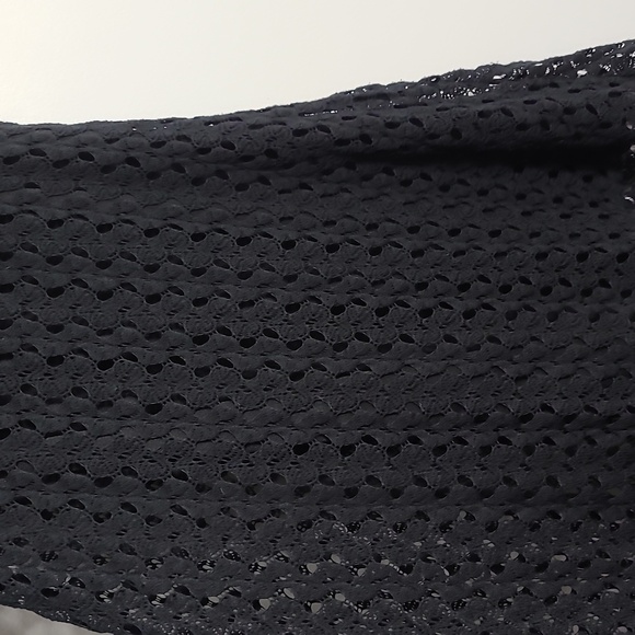 AS U WISH Black High Low Crochet Lined Dress Size XS - Picture 7 of 16